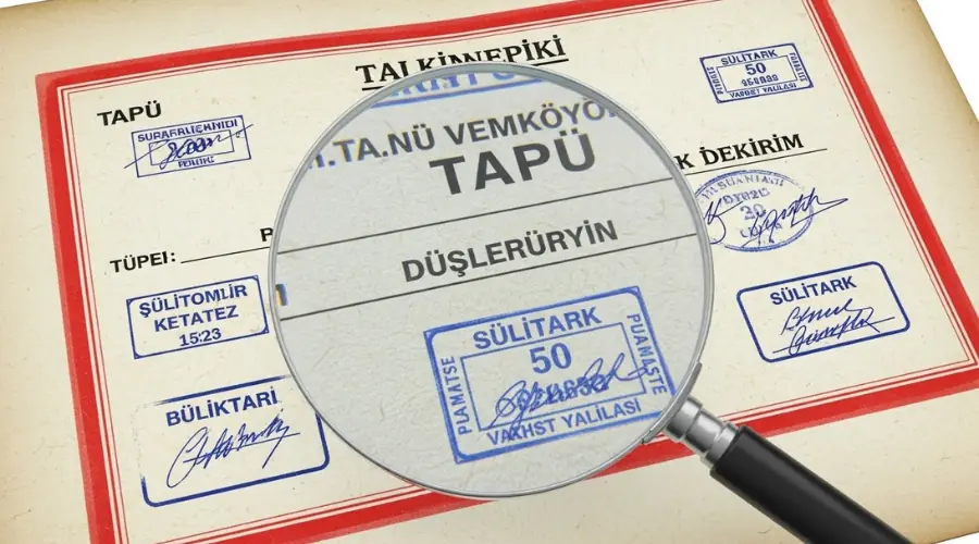 Turkish Red Tapu Title Deed for Residency