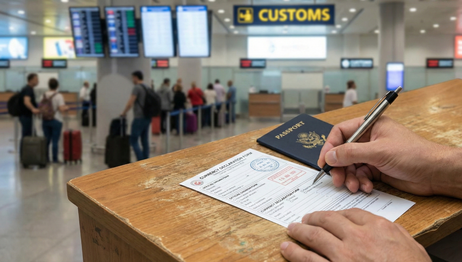 نحوه پر کردن فرم اظهارنامه ارزی در گمرک فرودگاه ترکیه