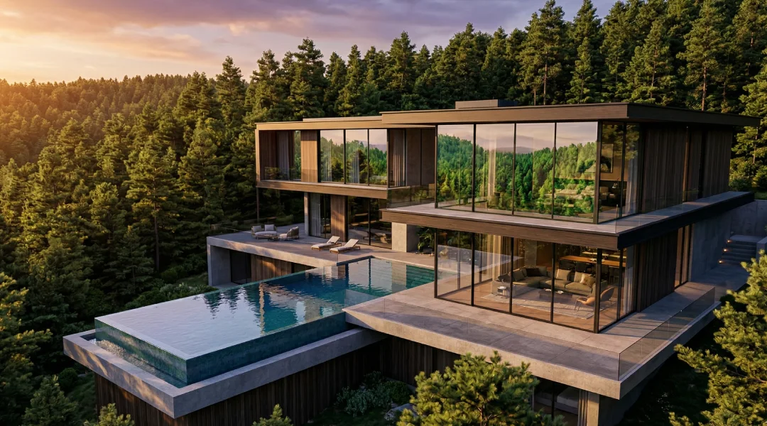 خرید ویلای لوکس و مدرن در منطقه جنگلی گوکتورک ایوب سلطان