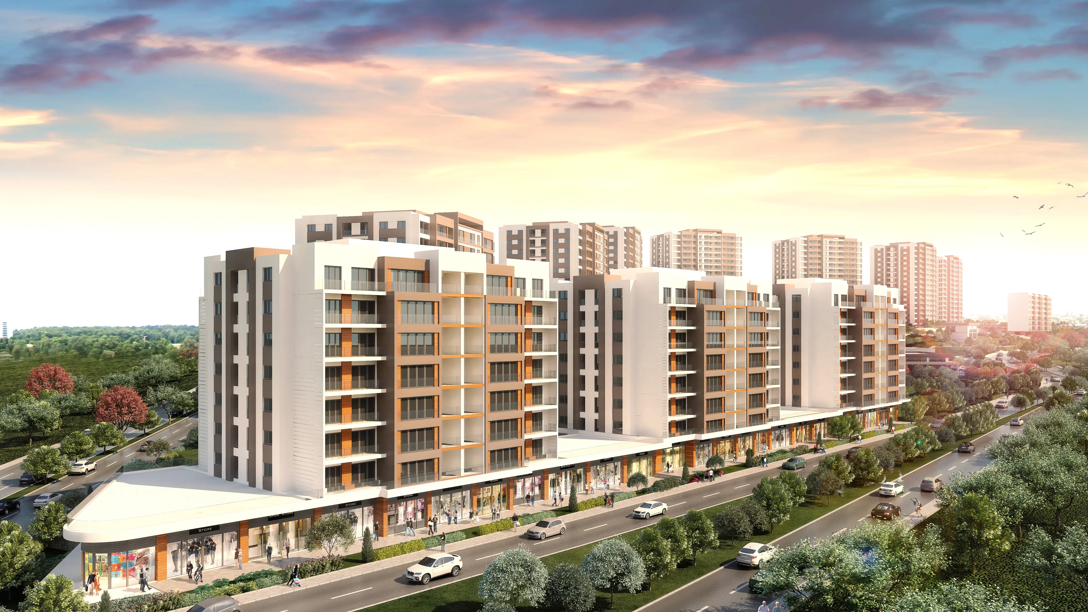 خرید آپارتمان در بیلیکدوزو استانبول با چشم انداز دریا