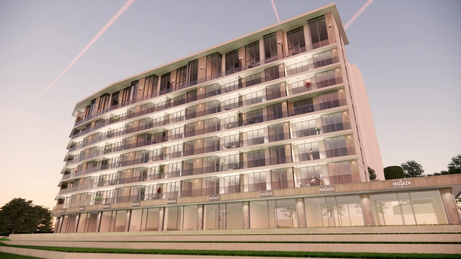 خرید آپارتمان در بیلیکدوزو استانبول با چشم انداز دریا