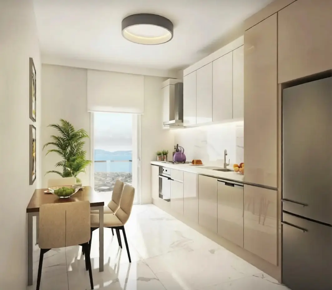 زندگی در مجتمعی سبز در کارتال استانبول با منظره دریای مرمره