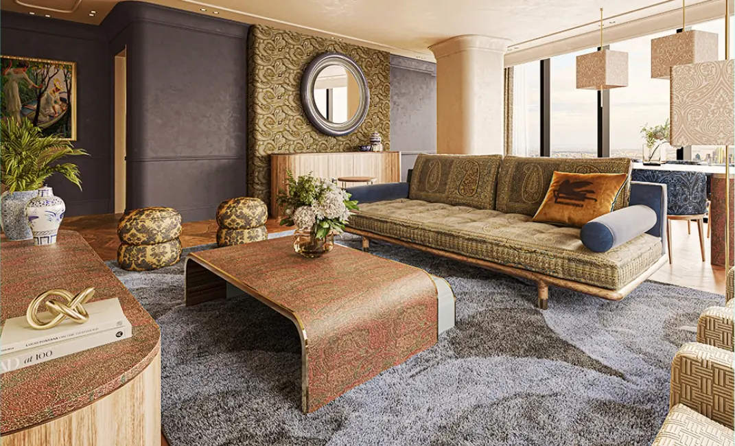 سالن پذیرایی پروژه در منطقه‌ی Maslak