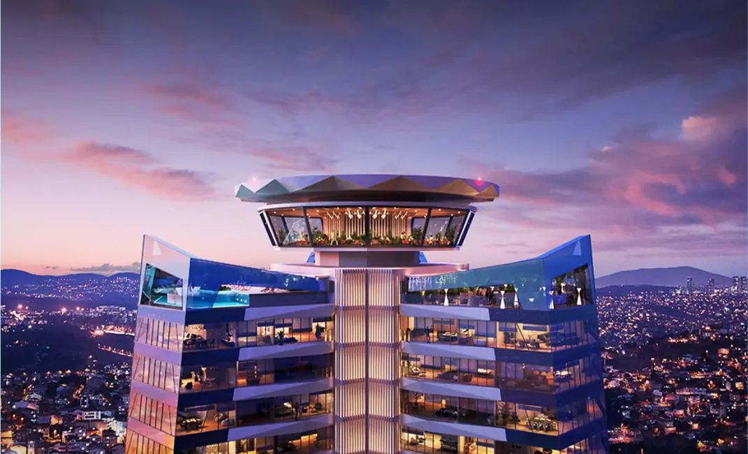 برج مسکونی در منطقه‌ی Maslak