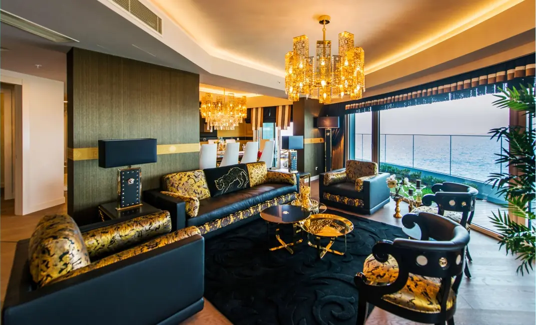 سالن پذیرایی پروژه منطقه آتاکوی استانبول