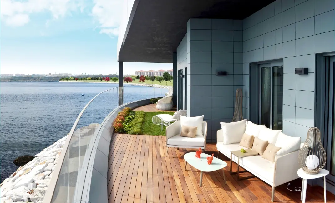 تراس پروژه منطقه آتاکوی استانبول