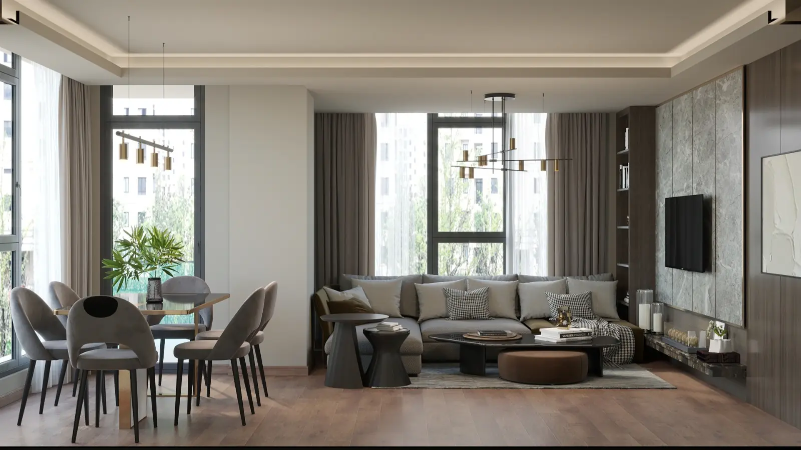 خرید آپارتمان 2 و 3 خوابه در کوچوک چکمجه استانبول