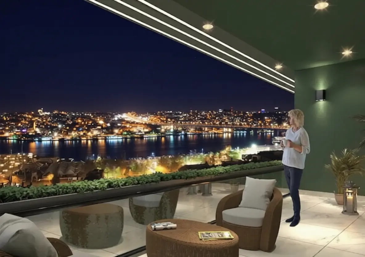 خرید آپارتمان با دید پانوراما به شاخ طلایی در بی اغلو استانبول