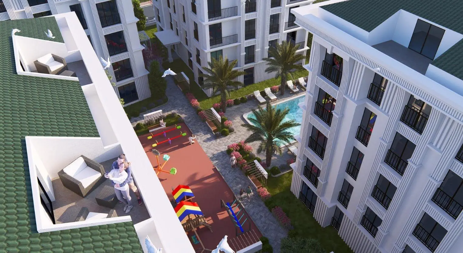 فروش آپارتمان‌های شیک با قیمت استثنایی در منطقه بویوک‌ چکمجه استانبول