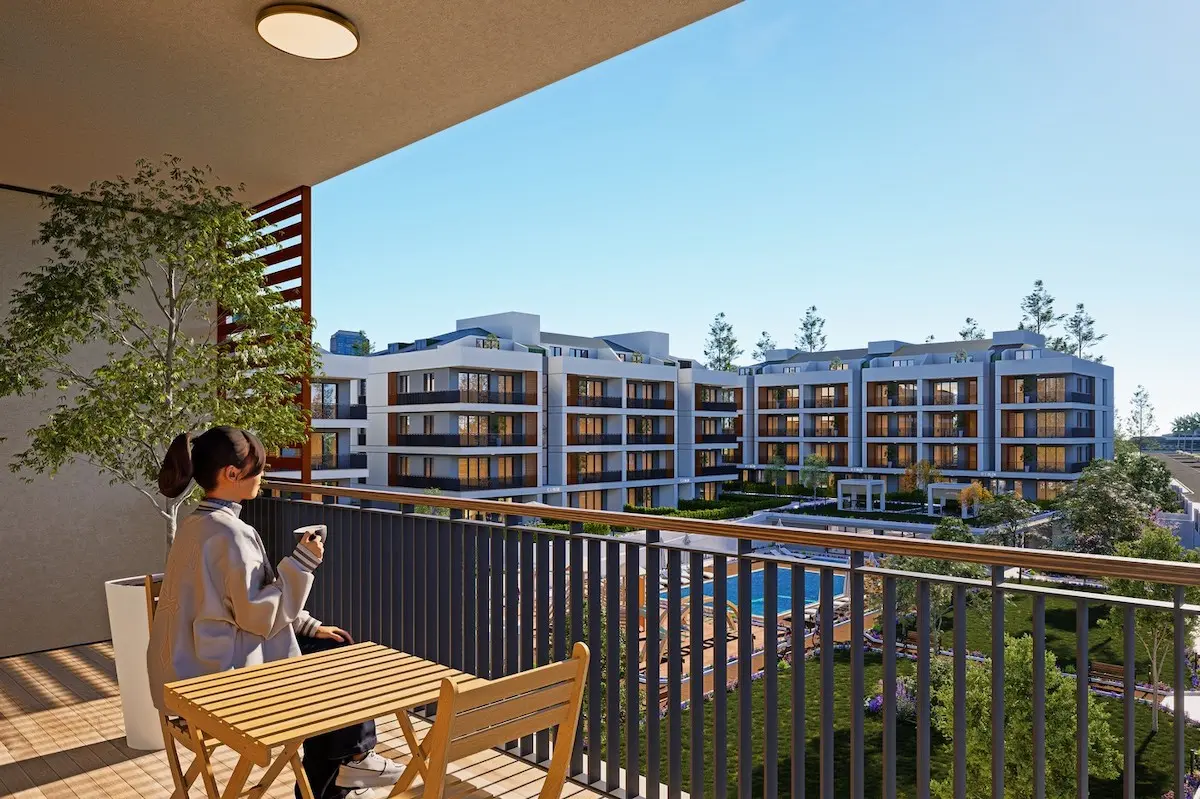 زندگی به سبک ویلایی در آپارتمان‌های سرسبز و کم‌ واحد بویوک‌ چکمجه، استانبول