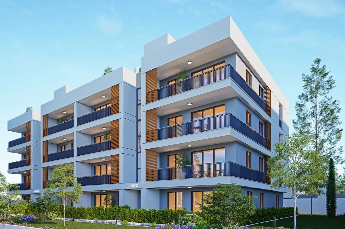 زندگی به سبک ویلایی در آپارتمان‌های سرسبز و کم‌ واحد بویوک‌ چکمجه، استانبول