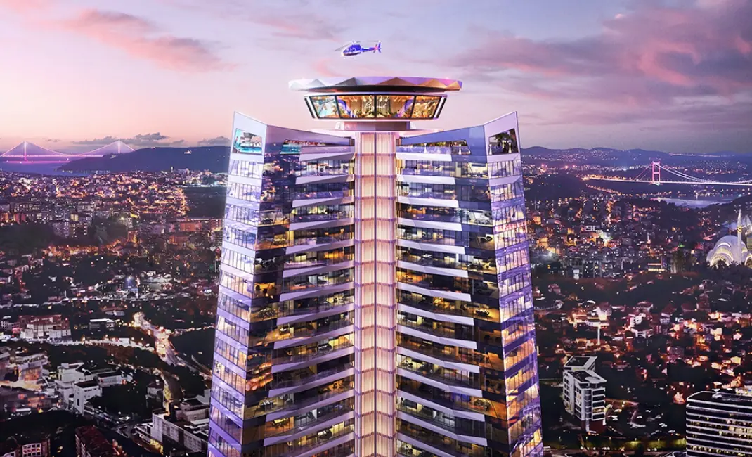 خرید خانه با چشم انداز عالی در ماسلاک استانبول