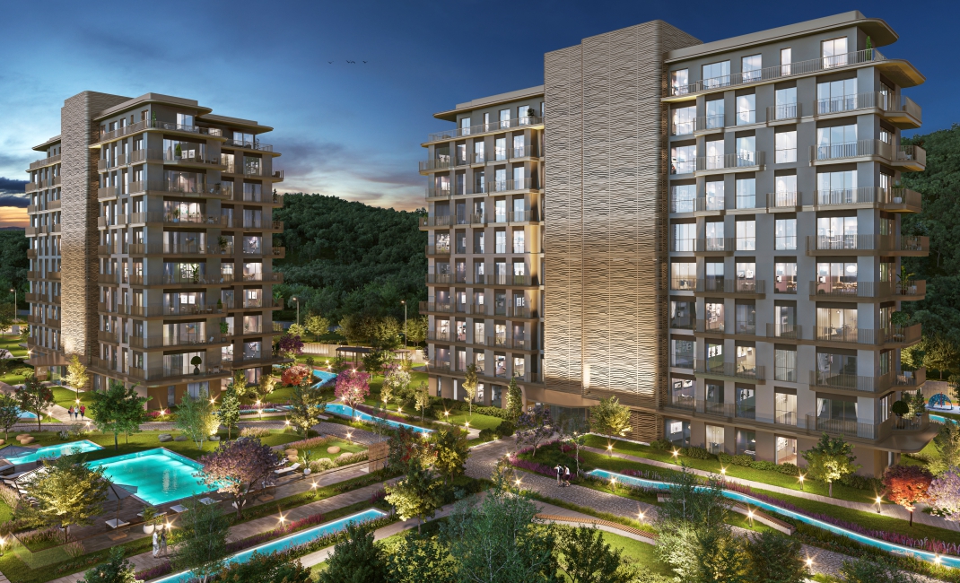 خرید آپارتمان با منظره جنگل بلگراد استانبول