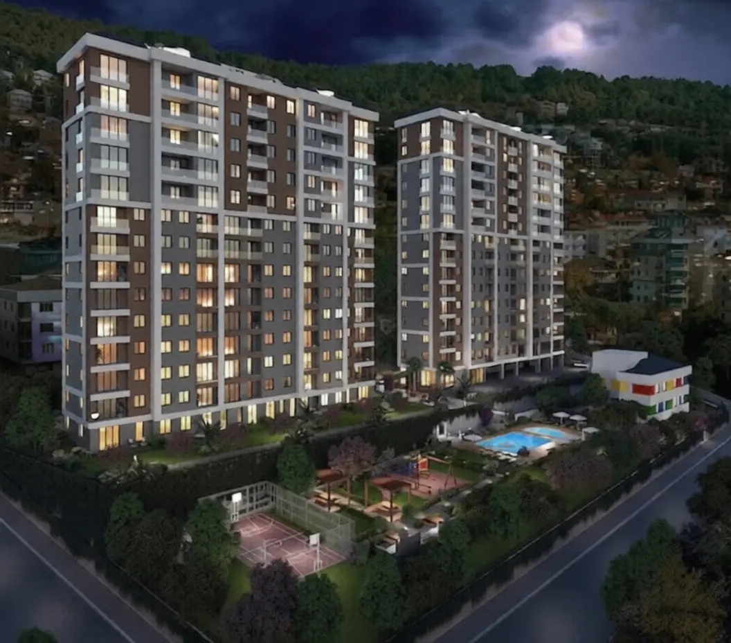 زندگی در مجتمعی سبز در کارتال استانبول با منظره دریای مرمره